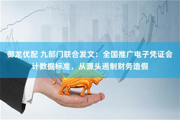 御龙优配 九部门联合发文：全国推广电子凭证会计数据标准，从源头遏制财务造假