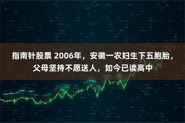 指南针股票 2006年，安徽一农妇生下五胞胎，父母坚持不愿送人，如今已读高中